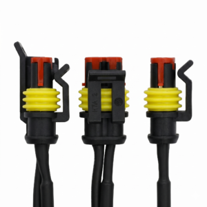 idc flat ribbon cable assembly with red & black connectors | 28 awg for multi zone control panels (copy)