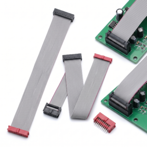 1.27mm pitch grey flat ribbon cable | 28 awg idc wire harness for consumer electronics (copy)