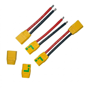 xt90h m connector extension cable l100mm 12awg high temperature silicone wire with tinned ends model aircraft for rc battery