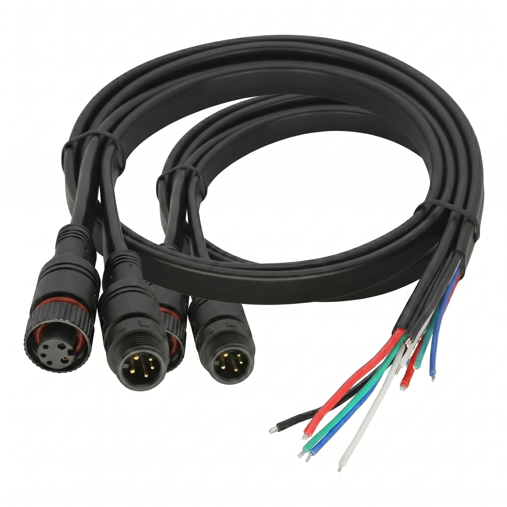 premium 5 pin waterproof connector pigtail cable | 22 awg for e bikes & micro mobility premium 5 pin waterproof connector pigtail cable | 22 awg for e bikes & micro mobility