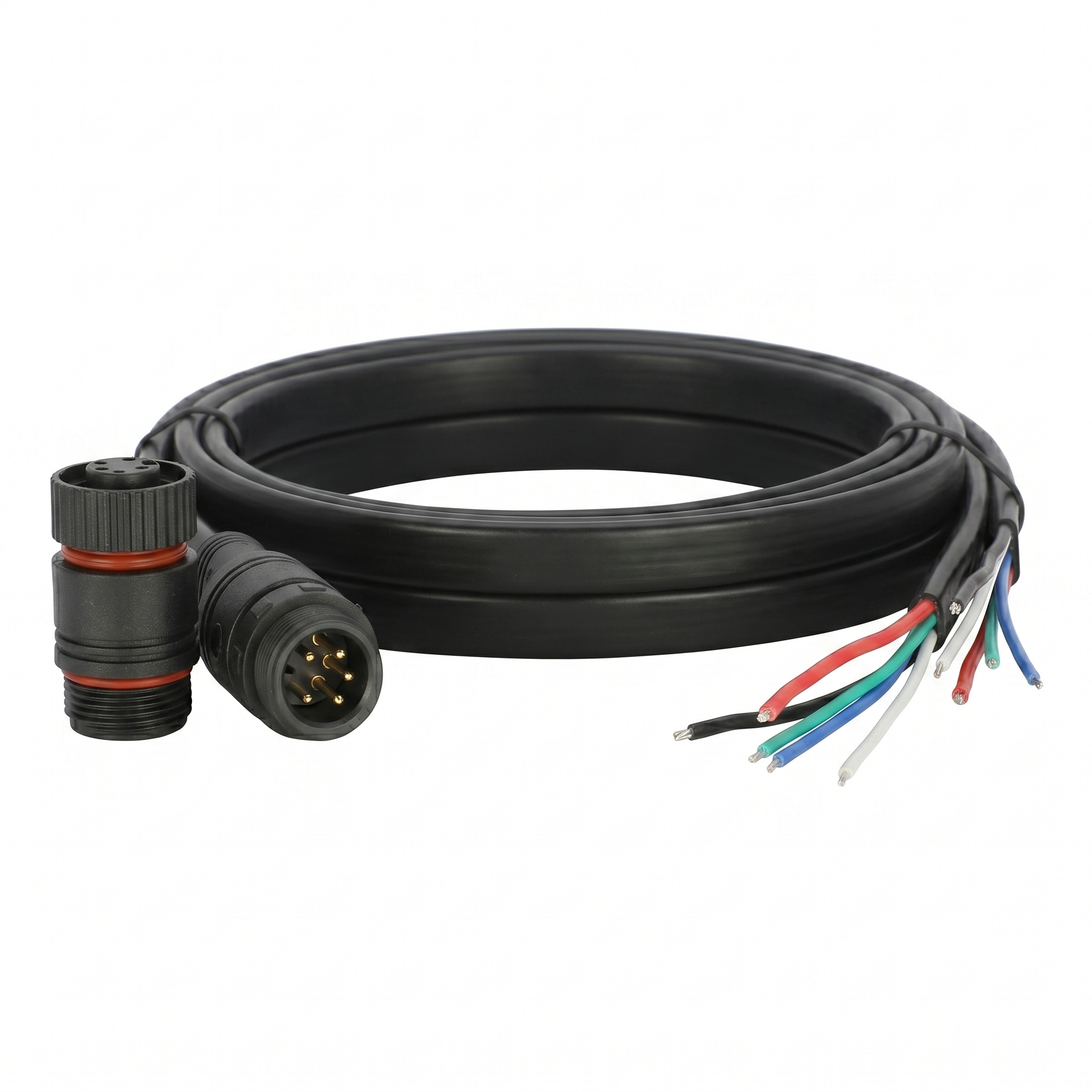 premium 5 pin waterproof connector pigtail cable | 22 awg for e bikes & micro mobility premium 5 pin waterproof connector pigtail cable | 22 awg for e bikes & micro mobility