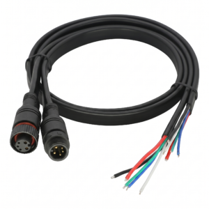 premium 5 pin waterproof connector pigtail cable | 22 awg for e bikes & micro mobility