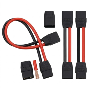 xt90h black connector extension cable l80mm 12awg silicone wire for marine electronics
