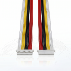 dual row 10 pin multi color wire harness | custom pitch connector cable for consumer electronics