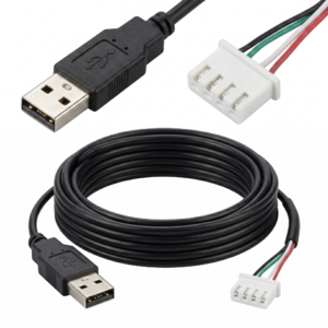 premium usb a male to 4 pin jst connector wire harness cable for pcba prototyping