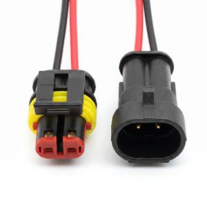 deutsch dt series 2 pin waterproof connector | 16 awg wire harness (copy)