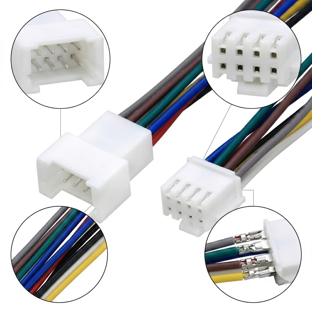 4 pin jst sm style connector wire harness | rgb led strip cable for led lighting systems (copy) 4 pin jst sm style connector wire harness | rgb led strip cable for led lighting systems (copy)