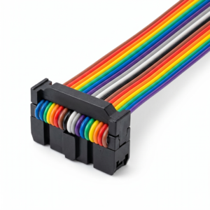 premium rainbow flat ribbon cable | color coded idc wire harness for industrial control panels