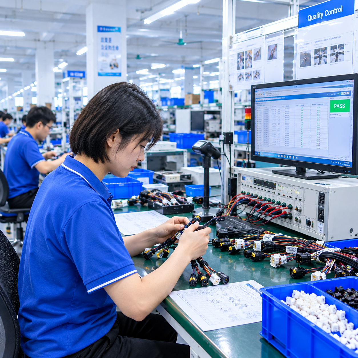 Home electronics quality control workstation