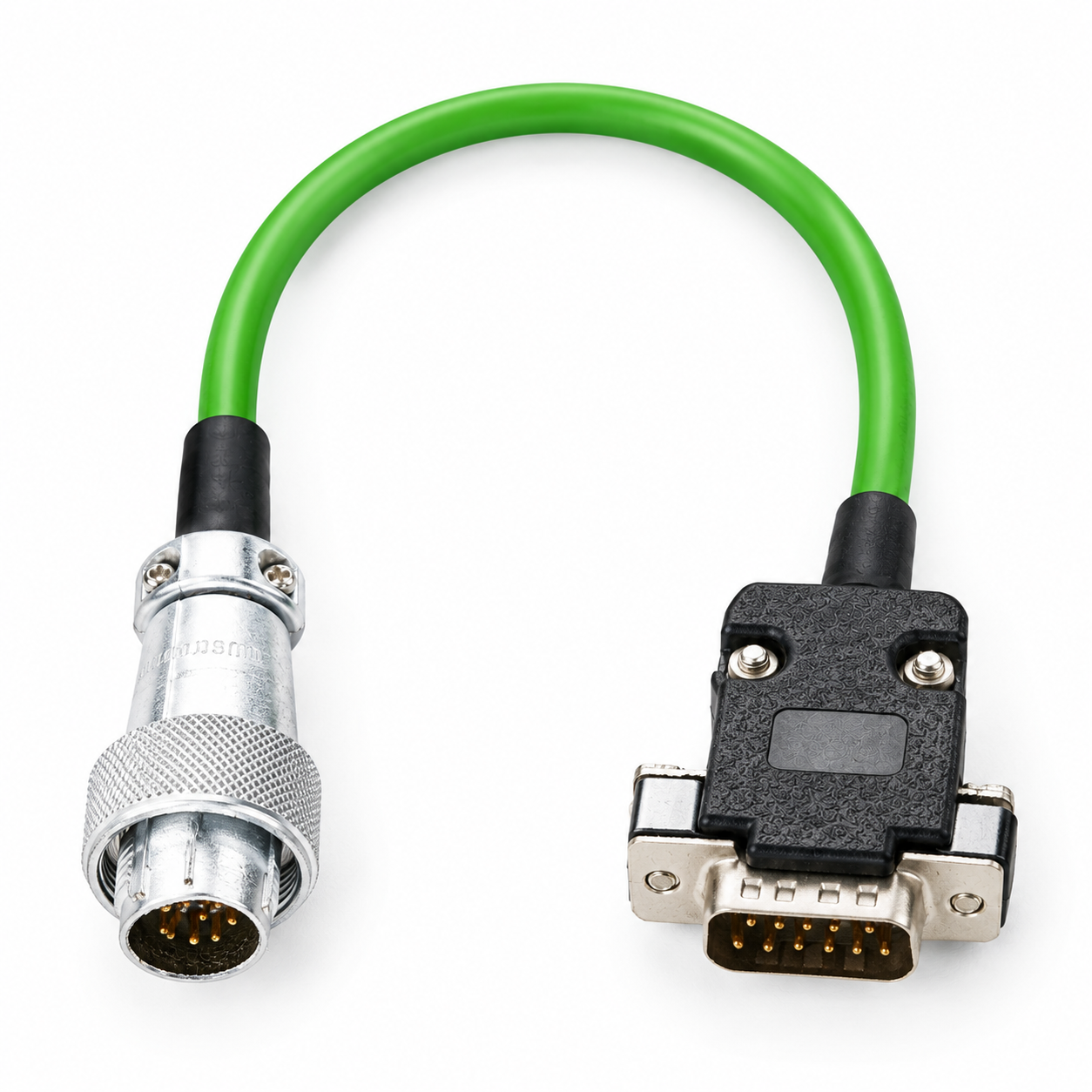 Servo Motor Encoder Cable for SINAMICS V90 Systems Servo motor encoder cable for compatible SINAMICS V90 servo drive systems