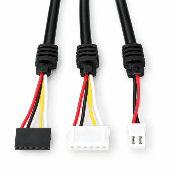 60mm 4-pin fan power splitter adapter cable for compatible PC cooling systems